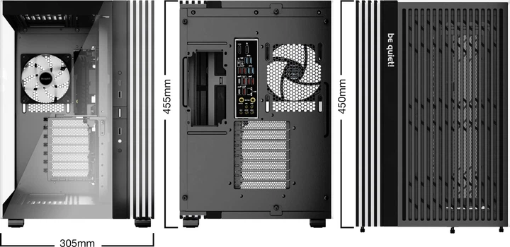 Корпус be quiet! Light Base 600 LX Black (BGW67) - зображення 9