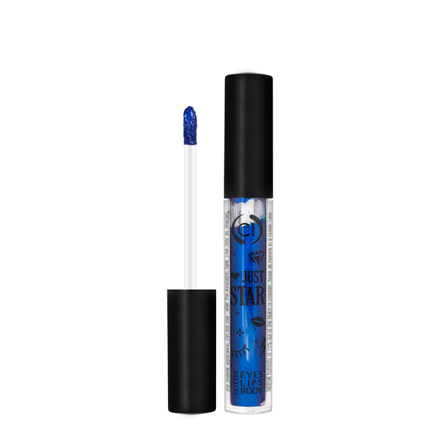 Глітер для макіяжу рідкий Colour Intense Just Star 4 мл JS-4, № 108 Deep Sea Глибоке море - Фото 1 Глітер для макіяжу рідкий Colour Intense Just Star 4 мл JS-4, № 108 Deep Sea Глибоке море - зображення 1