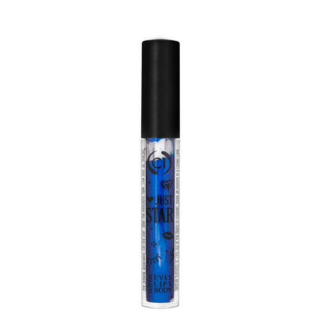 Глітер для макіяжу рідкий Colour Intense Just Star 4 мл JS-4, № 108 Deep Sea Глибоке море - Фото 3 Глітер для макіяжу рідкий Colour Intense Just Star 4 мл JS-4, № 108 Deep Sea Глибоке море - зображення 3