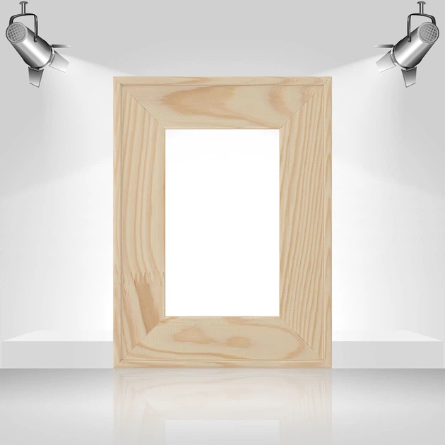 Подрамник для холста 18х24 (43х18 сосна срощенная) EmojiFrame - Фото 3 Подрамник для холста 18х24 (43х18 сосна срощенная) EmojiFrame - изображение 3