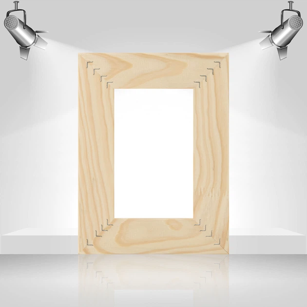 Подрамник для холста 18х24 (43х18 сосна срощенная) EmojiFrame - Фото 5 Подрамник для холста 18х24 (43х18 сосна срощенная) EmojiFrame - изображение 5