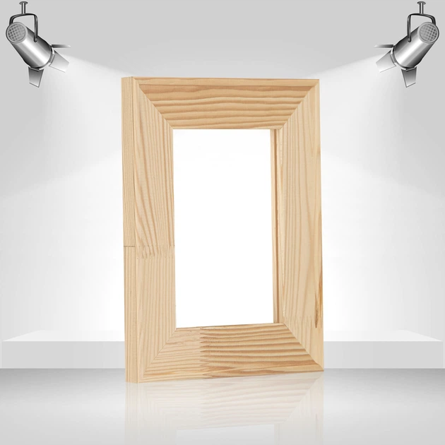Подрамник для холста 20х25 (43х18 сосна срощенная) EmojiFrame - Фото 4 Подрамник для холста 20х25 (43х18 сосна срощенная) EmojiFrame - изображение 4