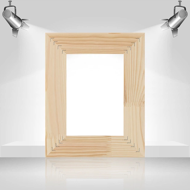 Подрамник для холста 20х25 (43х18 сосна срощенная) EmojiFrame - Фото 5 Подрамник для холста 20х25 (43х18 сосна срощенная) EmojiFrame - изображение 5