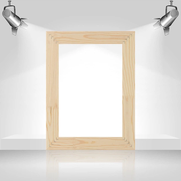 Подрамник для холста 30х40 (43х18 сосна срощенная) EmojiFrame - Фото 5 Подрамник для холста 30х40 (43х18 сосна срощенная) EmojiFrame - изображение 5
