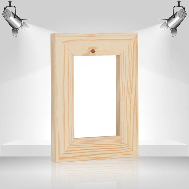 Подрамник для холста 20х25 (43х18 сосна цельная с сучком) EmojiFrame - Фото 4 Подрамник для холста 20х25 (43х18 сосна цельная с сучком) EmojiFrame - изображение 4