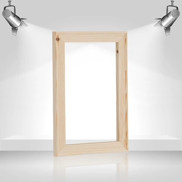 Подрамник для холста 21х30 (30х15 сосна цельная с сучком) EmojiFrame - Фото 4 Подрамник для холста 21х30 (30х15 сосна цельная с сучком) EmojiFrame - изображение 4