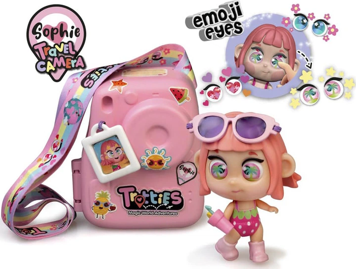 Figurka Trotties Sofi z aparatem fotograficznym Różowa 12 cm FMSTFT21000-4 (8056379163879) - obraz 3