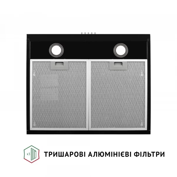 Витяжка Perfelli pl 6002 bl led - зображення 3