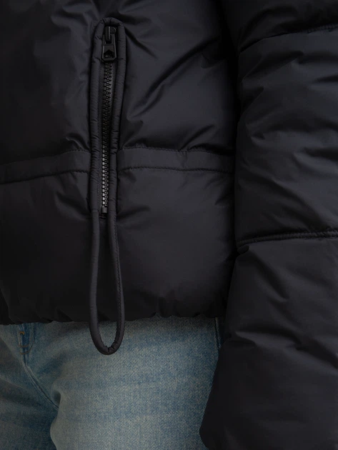 Куртка демісезонна коротка жіноча Big Star Alexis 906 M Чорна (5900714793227) - зображення 6