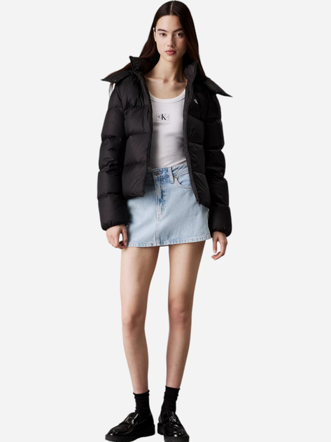 Kurtka zimowa damska krótka Calvin Klein J20J223571-BEH M Czarna (8720109953206) - obraz 3