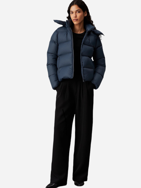 Kurtka zimowa damska krótka Calvin Klein J20J223571-PPK XS Granatowa (8720639417582) - obraz 3