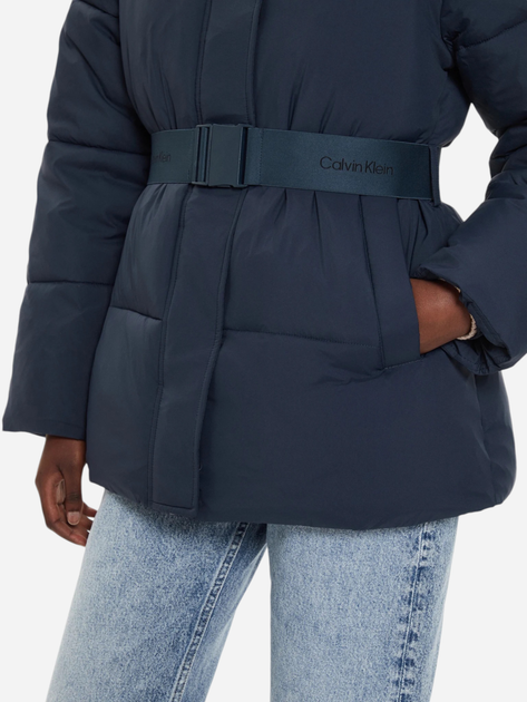 Куртка зимова жіноча Calvin Klein J20J224107-PPK M Синя (8720639427789) - зображення 5