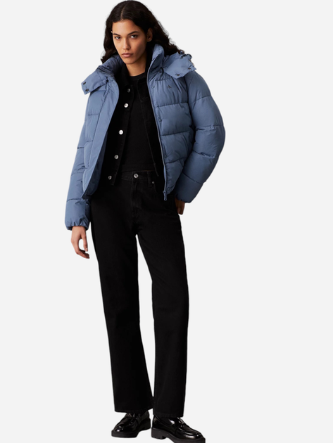 Kurtka zimowa damska krótka Calvin Klein J20J224119-CDO L Niebieska (8720639324255) - obraz 3
