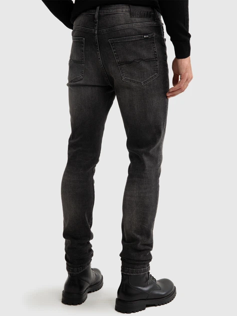 Jeansy skinny męskie Big Star Deric High Waist 913 W32L30 Czarne (5900714787530) - obraz 2