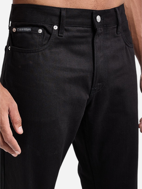 Джинси Regular fit чоловічі Calvin Klein J30J326061-1BY 34-34 Чорні (8720639450091) - зображення 4