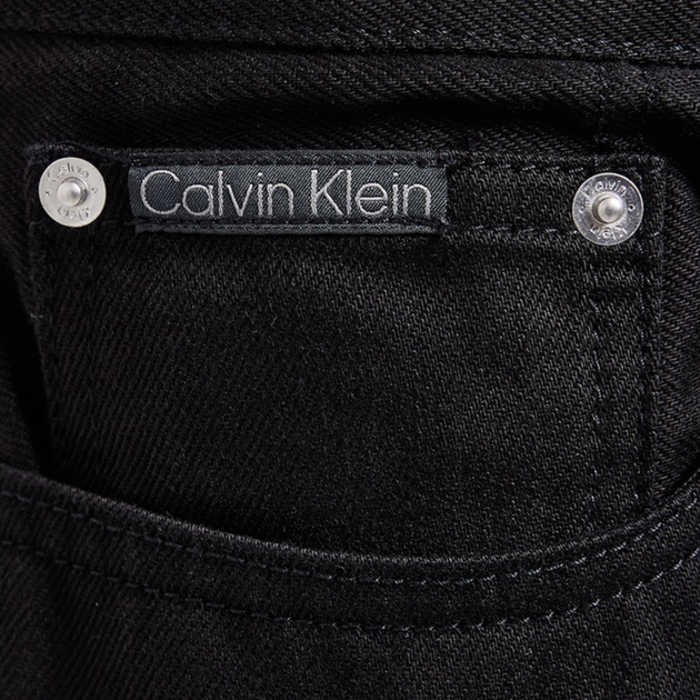 Джинси Regular fit чоловічі Calvin Klein J30J326061-1BY 34-32 Чорні (8720639450022) - зображення 5