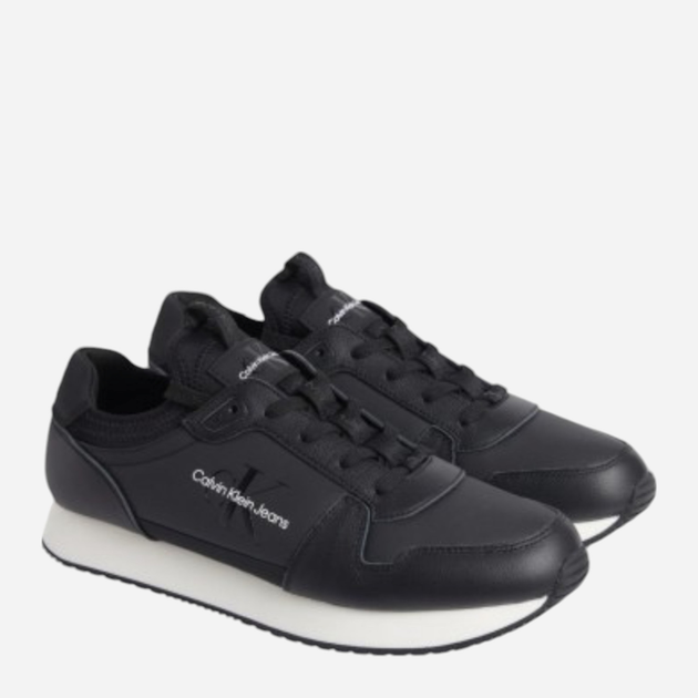 Buty sportowe męskie skórzane Calvin Klein YM0YM01118-0GM 42 Czarne (8720639480531) - obraz 2