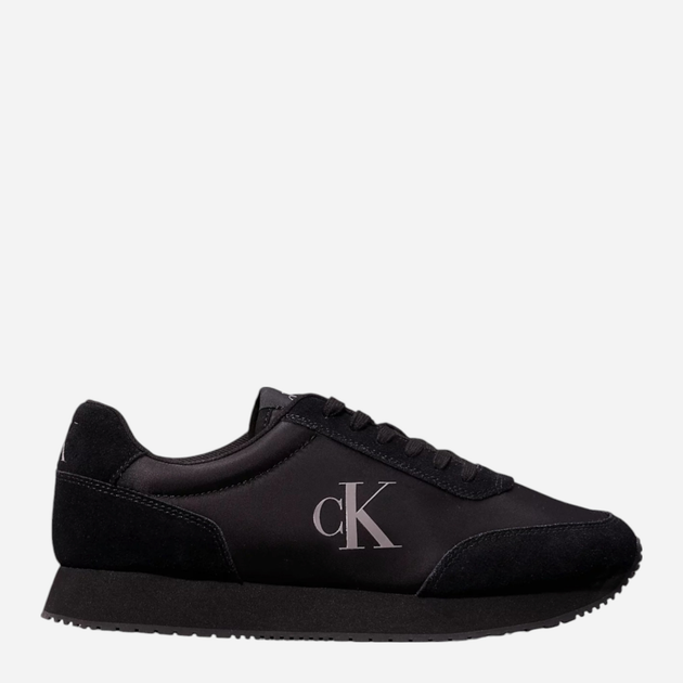 Buty sportowe męskie skórzane Calvin Klein YM0YM01119-0GJ 45 Czarne (8720639471300) - obraz 1