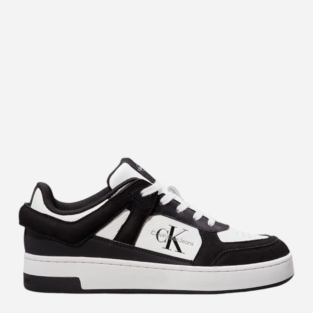 Sneakersy damskie skórzane Calvin Klein YW0YW01579-0GM 36 Czarny/Biały (8720639472130) - obraz 1