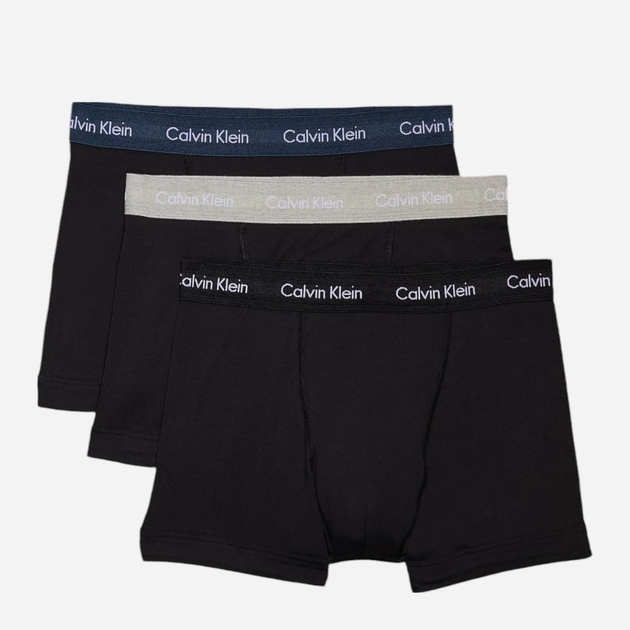 Zestaw męskich bokserek 3 szt Calvin Klein 0000U2662G-QRI XL Wielokolorowy (8720639724161) - obraz 1