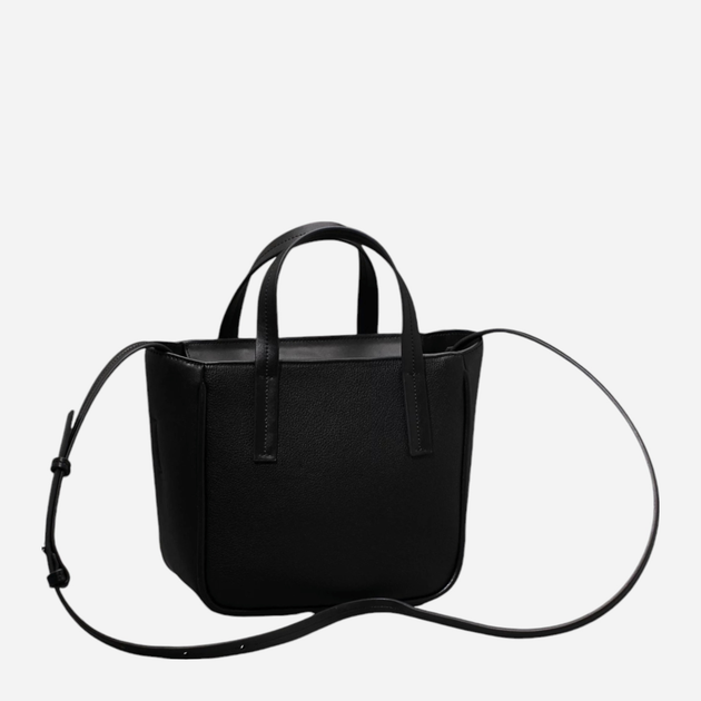 Сумка крос-боді через плече жіноча маленька Calvin Klein K60K612522-BEH Чорна (8720639574711) - зображення 3