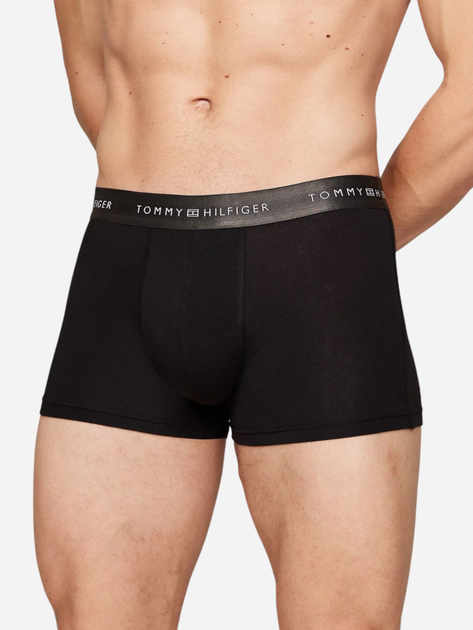 Набір трусів-боксерів чоловічих 3 шт Tommy Hilfiger UM0UM03411-0UH S Чорний (8720637171189) - зображення 4