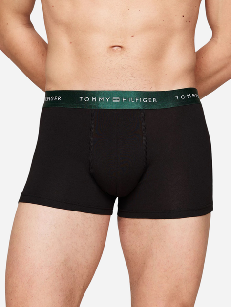 Набір трусів-боксерів чоловічих 3 шт Tommy Hilfiger UM0UM03411-0SJ M Чорний (8720637194850) - зображення 4