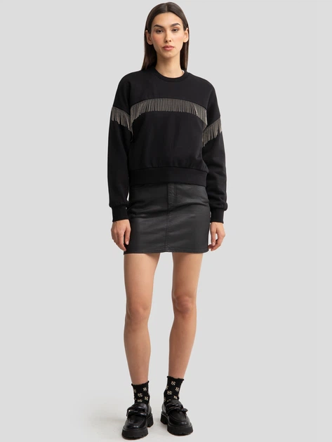 Спідниця міні пряма жіноча Big Star Margaret 924 W26 Чорна (5900714787431) - зображення 4