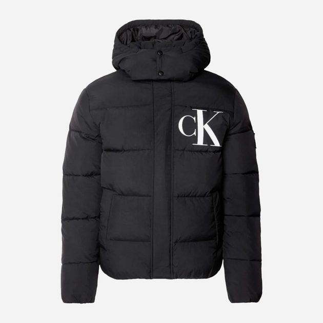 Kurtka zimowa męska długa Calvin Klein J30J326104-BEH S Czarna (8720639460076) - obraz 5