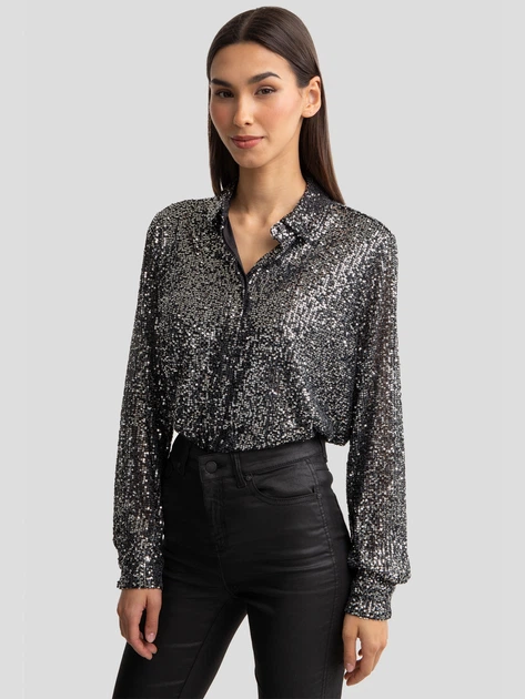 Koszula damska Big Star Solea 904 M Srebrna (5900714794873) - obraz 4