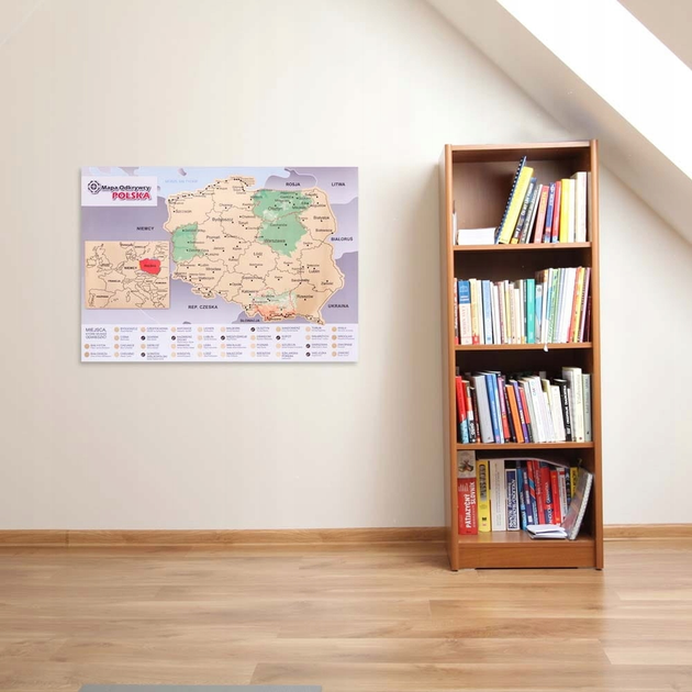 Plakat zdrapką Froster Mapa odkrywcy Polska (5906660863274) - obraz 4