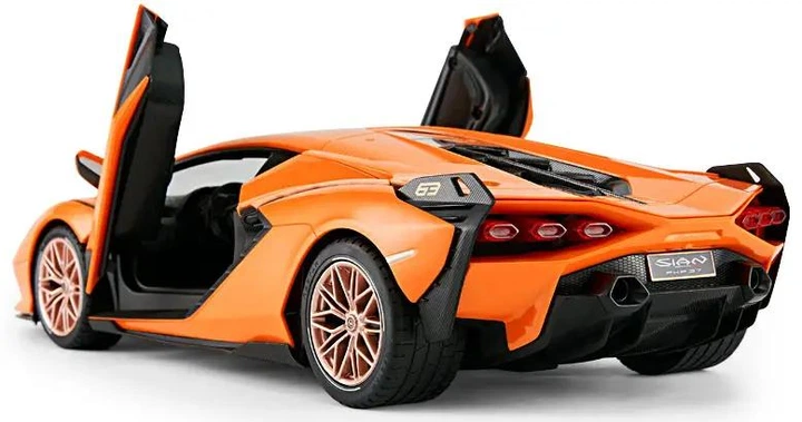 Машинка Rastar Lamborghini Sian на радиоуправлении 1:14 оранжевый - изображение 4