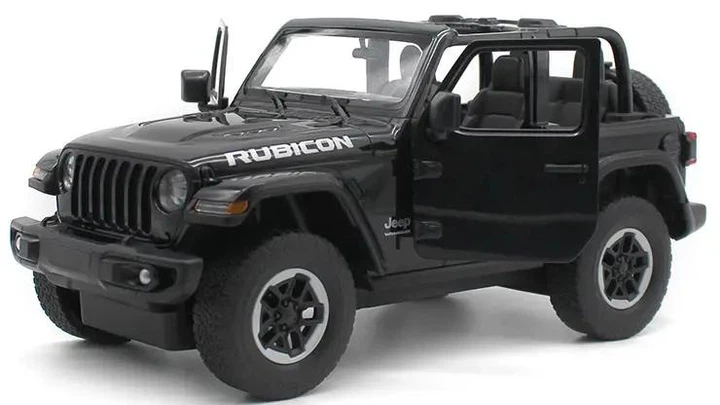 Машинка Rastar JEEP Wrangler Rubicon на радіокеруванні 1:14 чорний - зображення 3