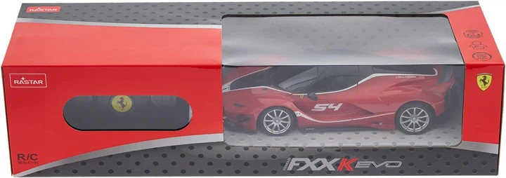 Машинка Rastar Ferrari FXX K Evo 1:24 Красный - Фото 6 Машинка Rastar Ferrari FXX K Evo 1:24 Красный - изображение 6