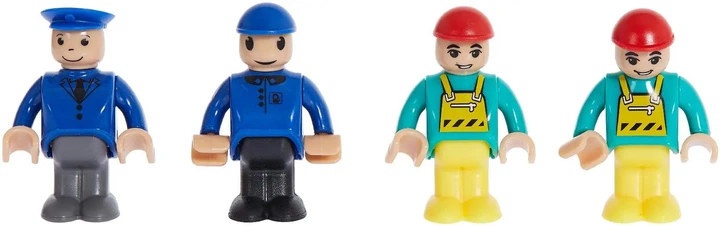 Конструктор ZIPP Toys "Потяг DF5 1391 з рельсами" червоний - зображення 2