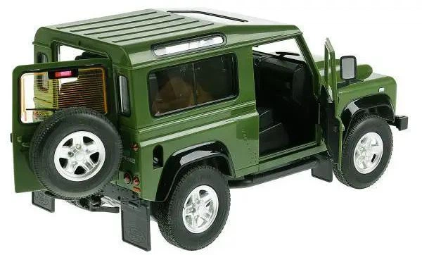 Машинка Rastar Land Rover Defender на радиоуправлении 1:14 зеленый - изображение 3