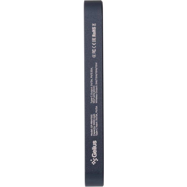 Повербанк с беспроводной зарядкой Gelius Nexus Magnetic Wireless Charge 15W GP-PBW100i 5 000mAh - изображение 5
