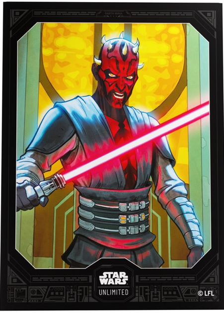 Koszulki na karty Gamegenic Star Wars Unlimited Art Sleeves: Darth Maul (4251715416648) - obraz 2