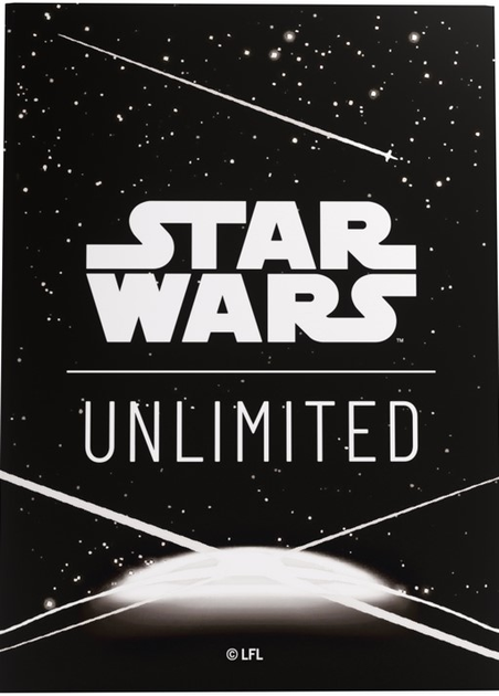 Обкладинки для карт Gamegenic Star Wars Unlimited Art Sleeves: Card Back White (4251715416655) - зображення 2