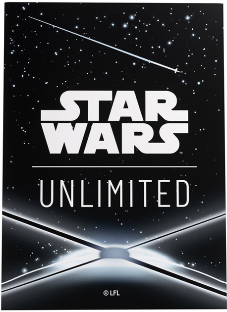 Обкладинки для карт Gamegenic Star Wars Unlimited Art Sleeves: Card Back Black (4251715416662) - зображення 2