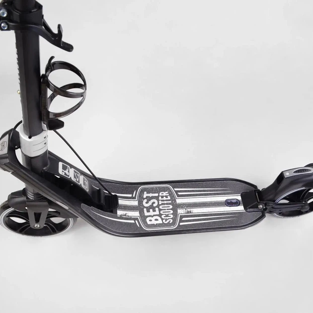 Самокат Best Scooter Серебристый PU 200 мм L-36375 - Фото 4 Самокат Best Scooter Серебристый PU 200 мм L-36375 - изображение 4