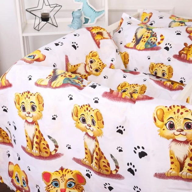 Акція на Підковдра MirSon полуторна 143x210 см Kids Time 20-0034 King Tiger бязь від Rozetka