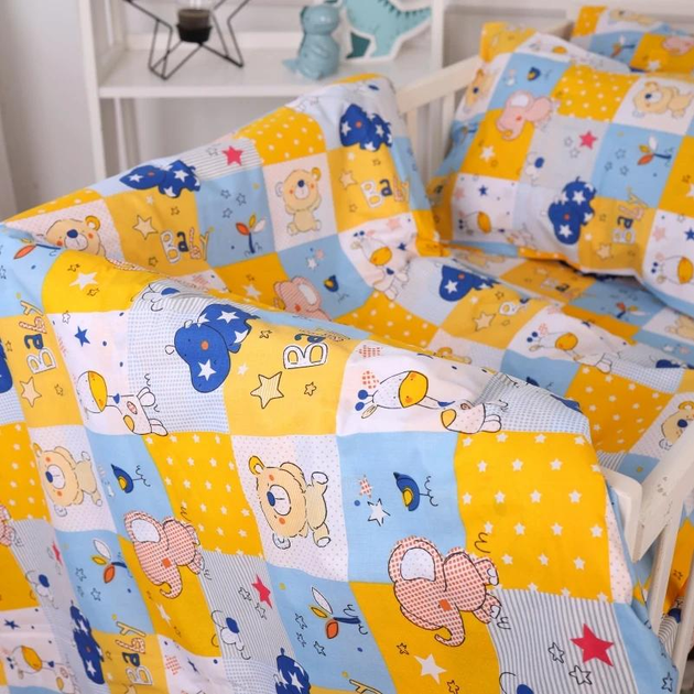 Акція на Підковдра MirSon полуторна євро 160x220 см Kids Time 20-0038 Cute animals бязь від Rozetka