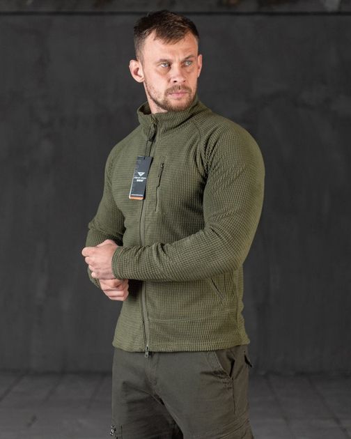 Флісова кофта windblock tactical олива M - зображення 2