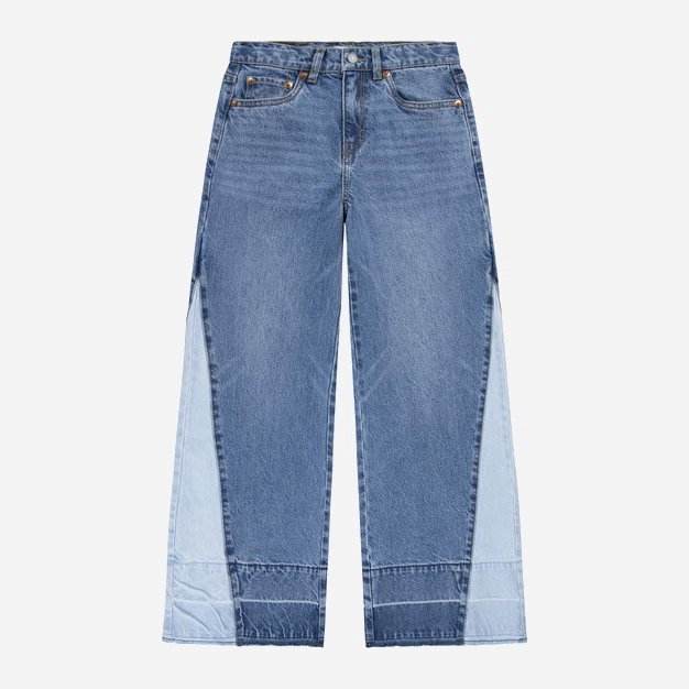Подростковые джинсы для девочки Levi's Lvg '94 Baggy Wide Leg Release 4EL582-MCO-LV 158 см (14А) Голубые (3666643111335) - изображение 4