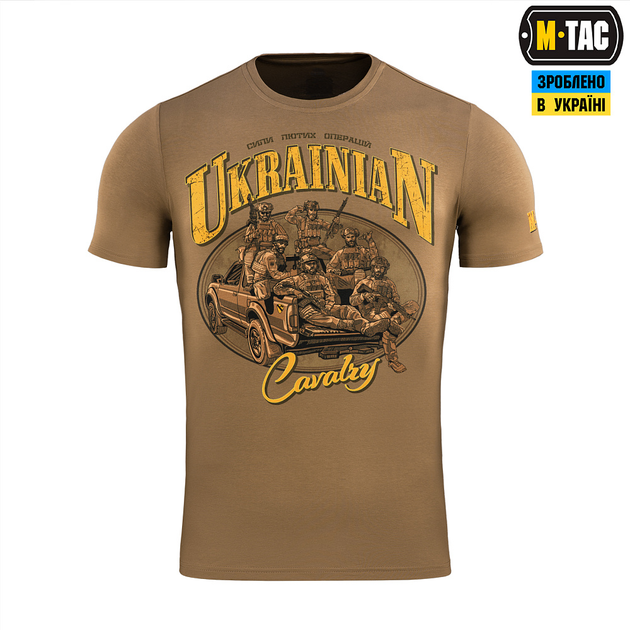 Футболка M-Tac Ukrainian Cavalry Coyote Brown 3XL - изображение 2