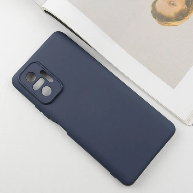 Чехол TPU GETMAN Liquid Silk Full Camera для Xiaomi Redmi Note 10 Pro / 10 Pro Max Синий / Midnight Blue - Фото 2 Чехол TPU GETMAN Liquid Silk Full Camera для Xiaomi Redmi Note 10 Pro / 10 Pro Max Синий / Midnight Blue - изображение 2