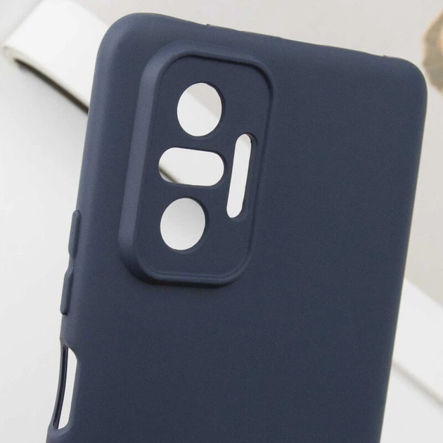 Чехол TPU GETMAN Liquid Silk Full Camera для Xiaomi Redmi Note 10 Pro / 10 Pro Max Синий / Midnight Blue - Фото 3 Чехол TPU GETMAN Liquid Silk Full Camera для Xiaomi Redmi Note 10 Pro / 10 Pro Max Синий / Midnight Blue - изображение 3