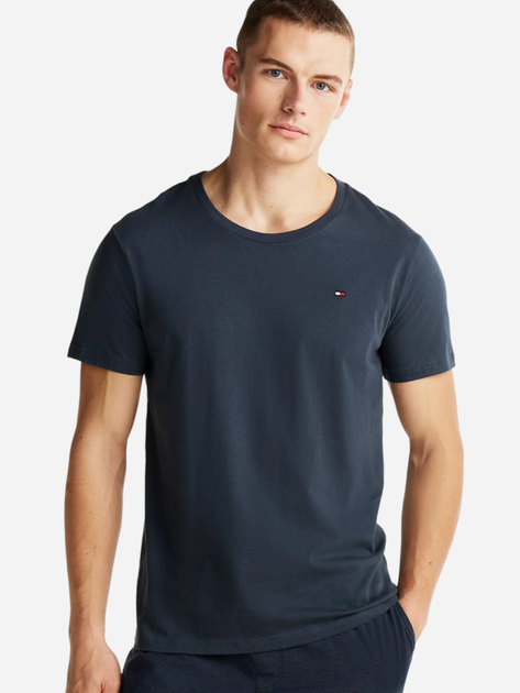 Набір футболок бавовняних довгих чоловічих Tommy Hilfiger UM0UM03379-0UF 2XL 3 шт Різнокольоровий (8720637928646) - зображення 4