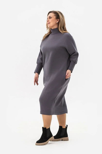 Сукня BRENDA графіт S/M (3042492) - Фото 2 Сукня BRENDA графіт S/M (3042492) - изображение 2